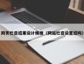 沁阳网页栏目结果设计模板（网站栏目设置结构）